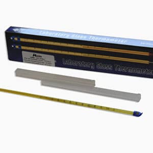 Thermometer, Yellow Solid-Stem, Red Spirit, -10/110 (0.5)