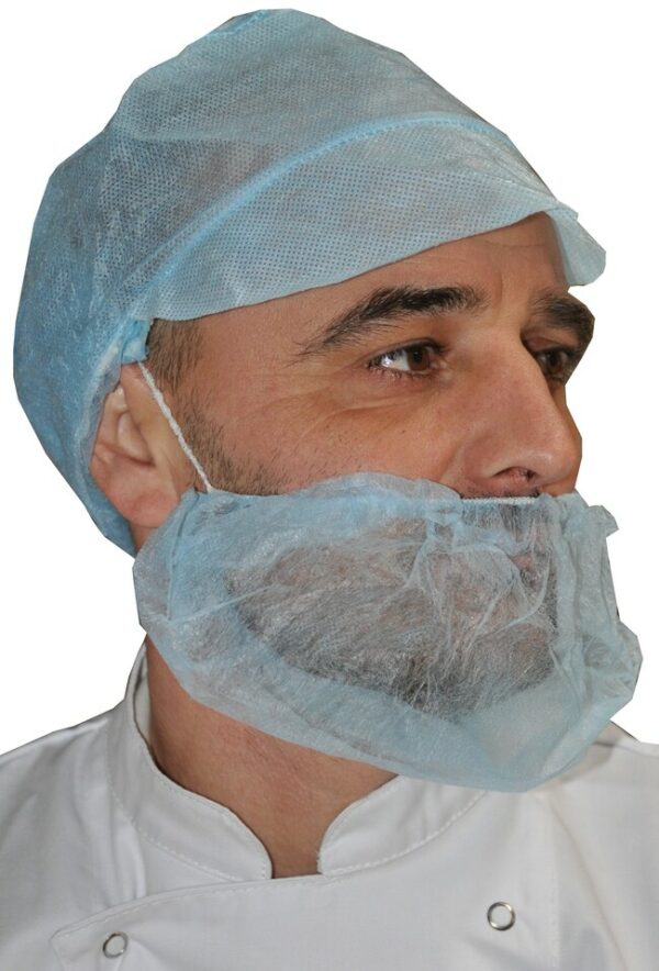 Kolmi Hopen™ Industrial Beard Cover with Polybag (Pack of 100)